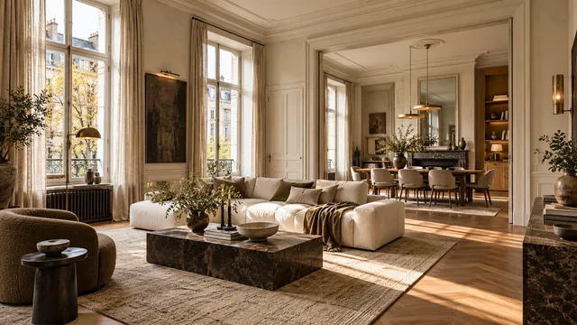 Residential living room atmosphere
