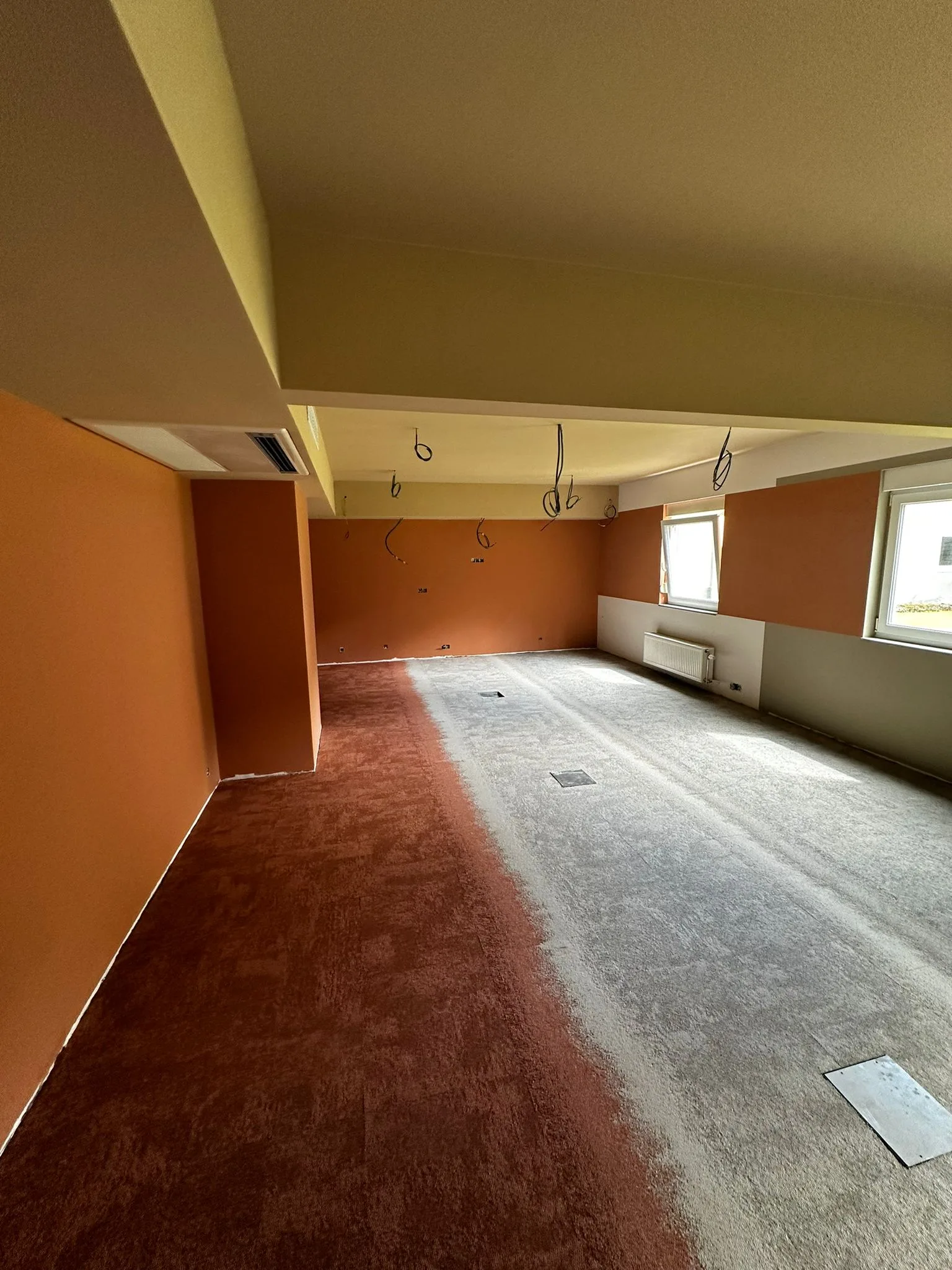 View of common spaces during the fit-out