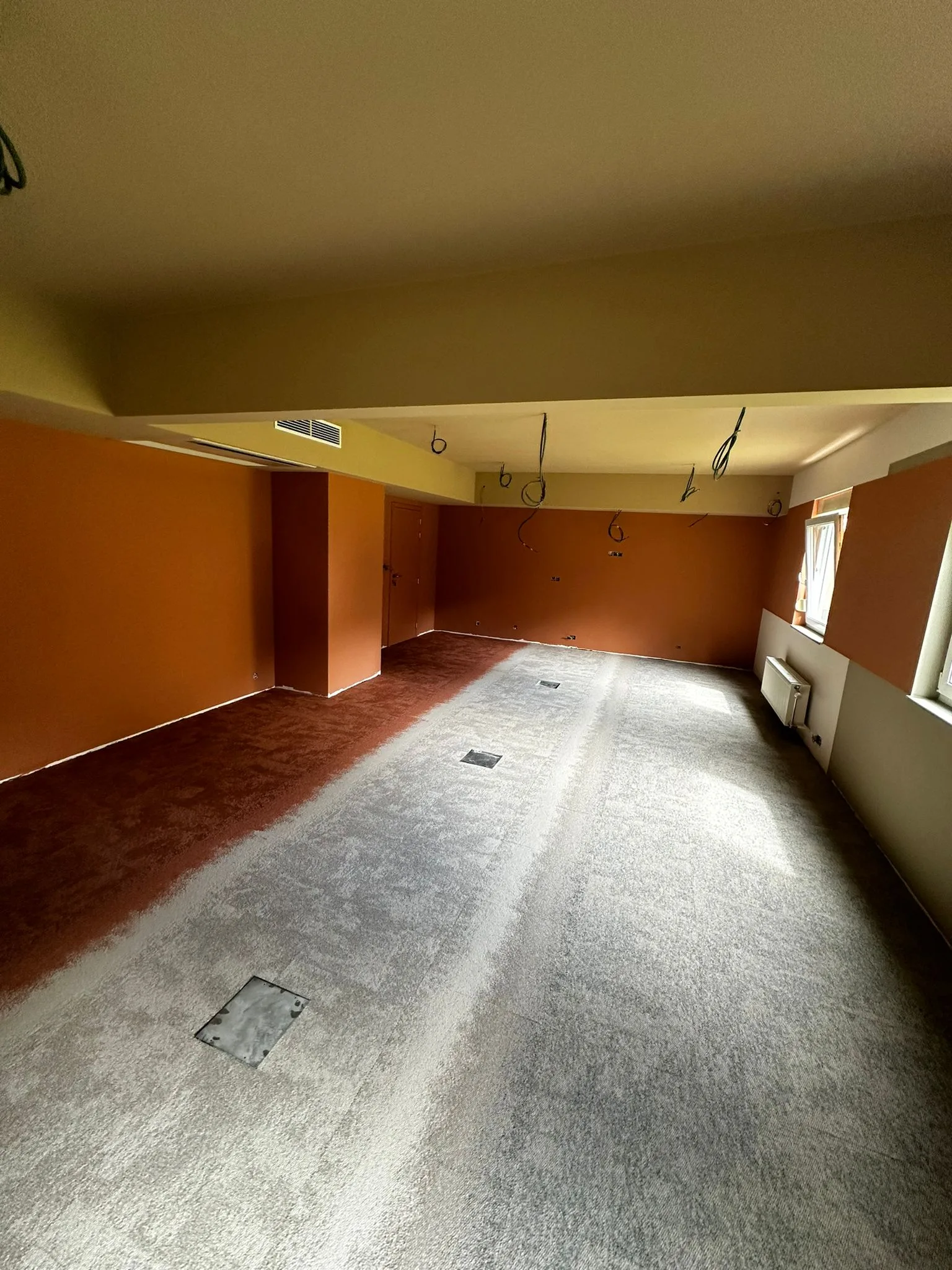 View of common spaces during the fit-out